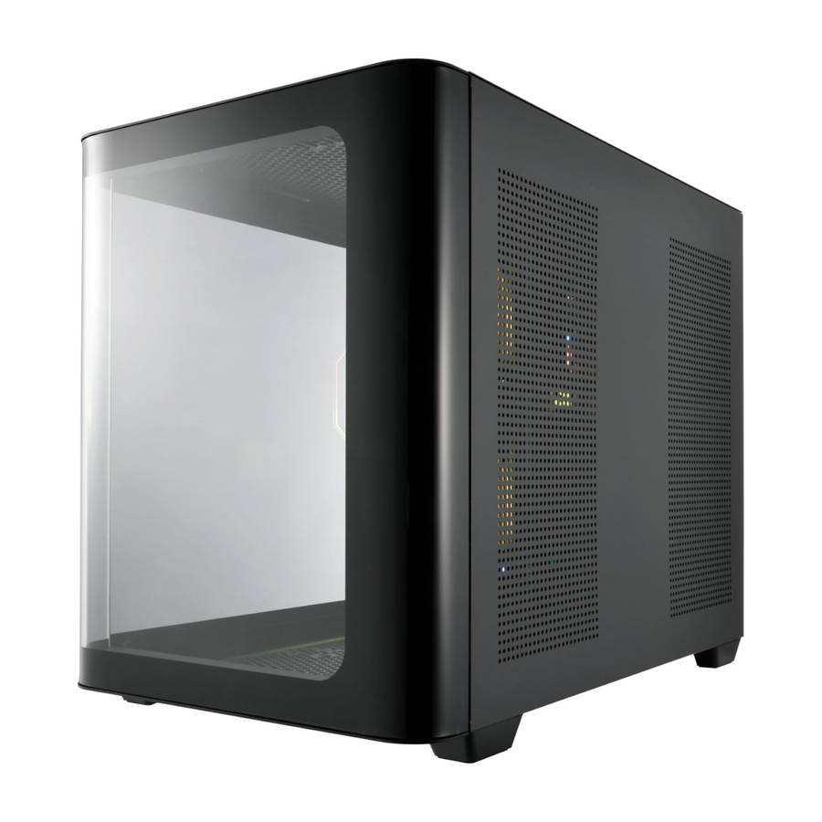 FSP S380 ARGB M-ATX Mid Tower Gaming Chassis - Black