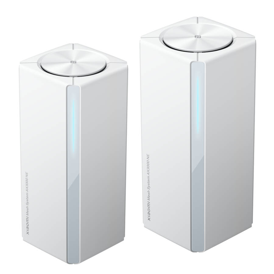 Xiaomi Mesh System AX3000 NE Whole-Home Wi-Fi 6 Router (2-Pack)  White