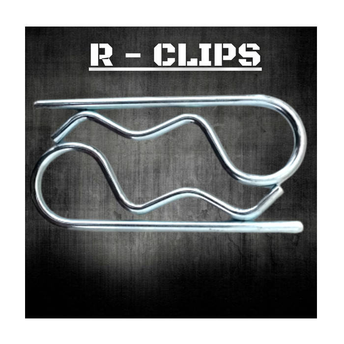 Replacement R-Clip Set for Gong Target Stand (85x4mm) (Pack of 2)