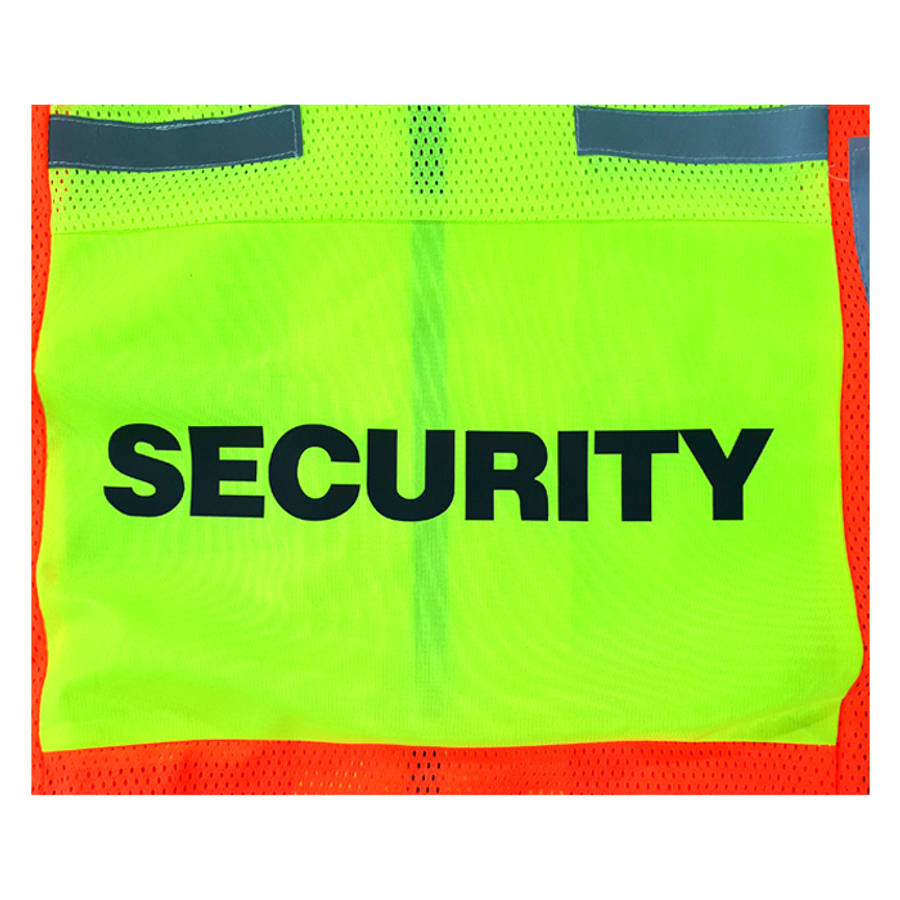"SECURITY" Branded Metro Reflective Jacket with Detachable Sleeves
