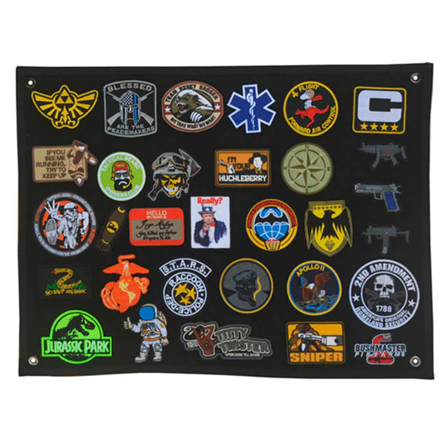 TacSpec Velcro Patch Display Board Small - Black