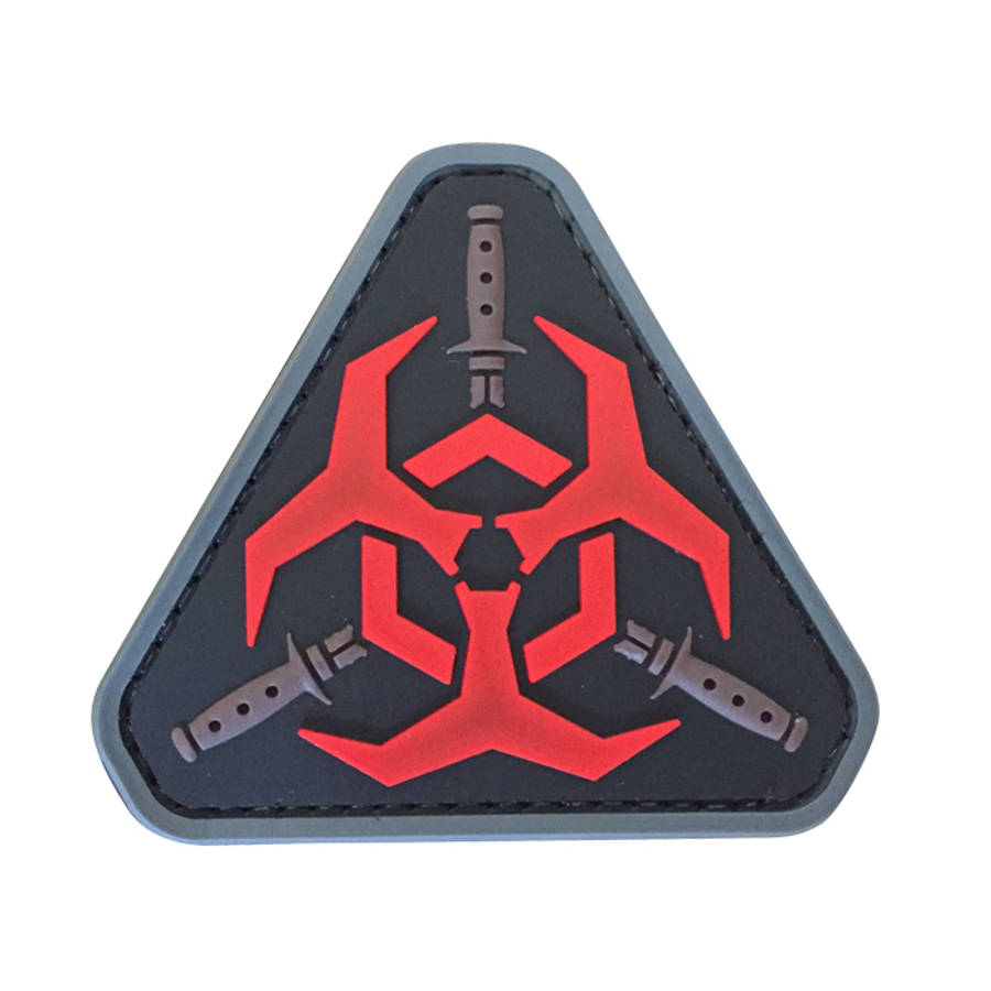 TacSpec "Biohazard Swords" PVC Velcro Patch