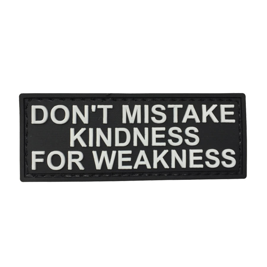 TacSpec "Don't Mistake" PVC Velcro Patch