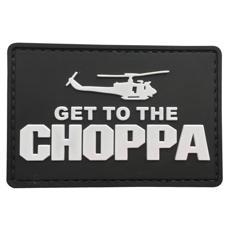 TacSpec "Get To The Choppa " PVC Velcro Patch
