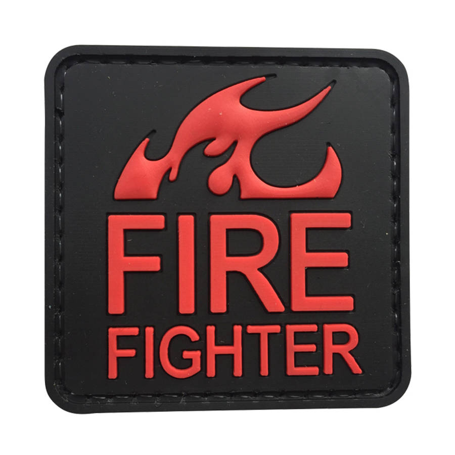 TacSpec "Fire Fighter" PVC Velcro Patch