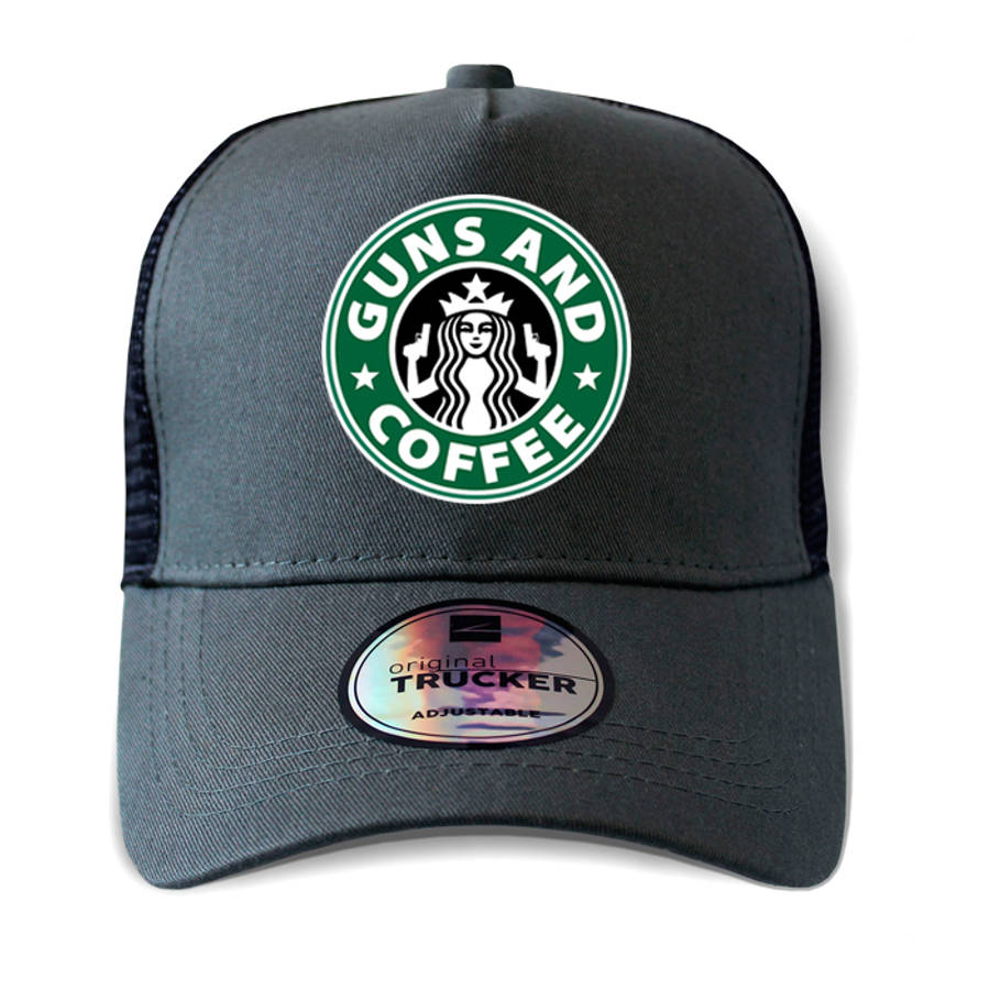 TON "Guns and Coffee" Outdoor Trucker Cap
