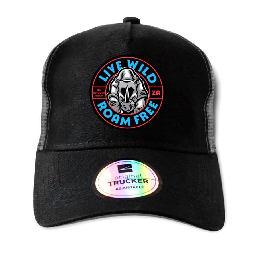 TON "Live Wild Roam Free" Outdoor Trucker Cap