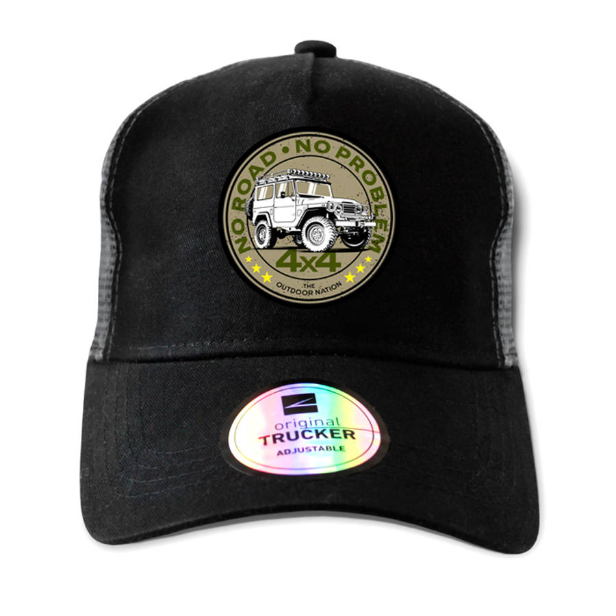 TON "No Road, No Problem - FJ40" Outdoor Trucker Cap