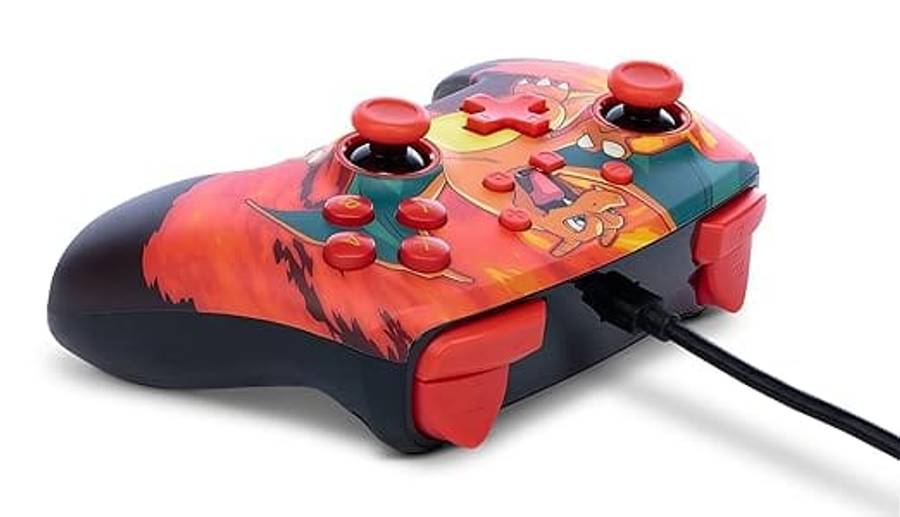 PowerA Enhanced Wired Nintendo Switch Controller - Charizard Vortex