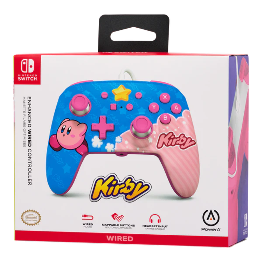 PowerA Enhanced Wired Nintendo Switch Controller - Kirby