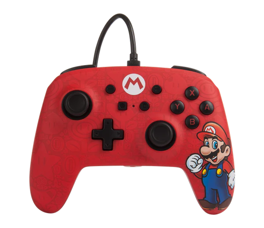 PowerA Enhanced Wired Nintendo Switch Controller - Mario