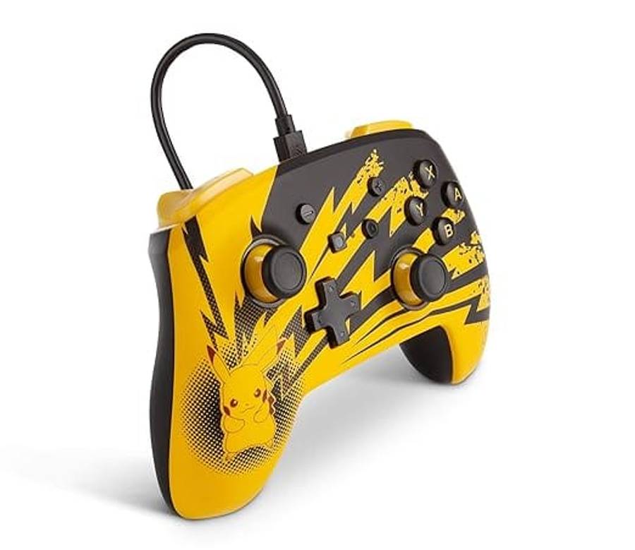 PowerA Enhanced Wired Nintendo Switch Controller - Pikachu Lightning