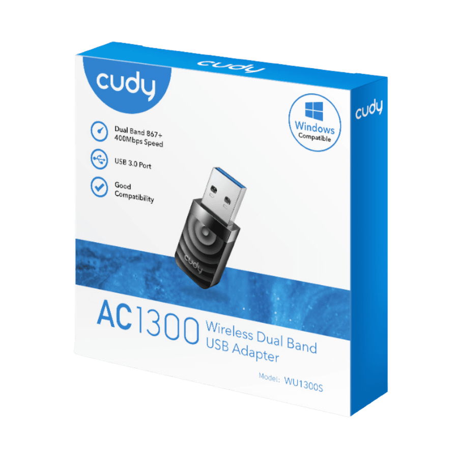 Cudy 1300Mbps High Gain WiFi USB3.0 Adapter