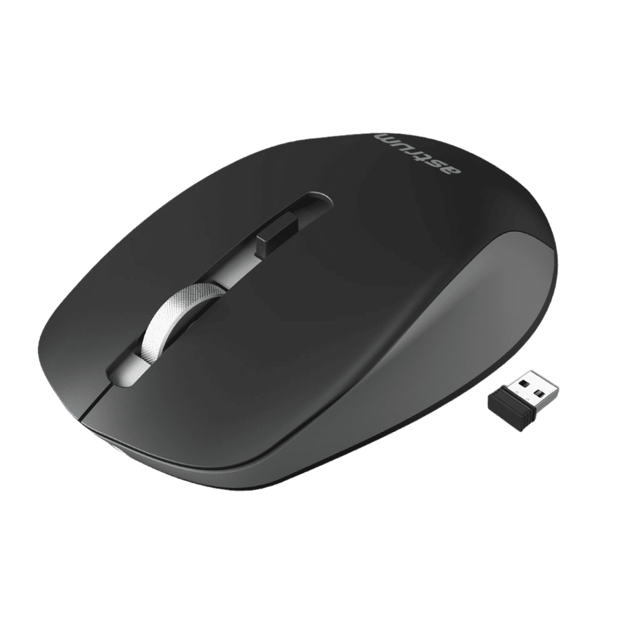 Astrum Rechargeable Wireless Mouse - Black/Grey