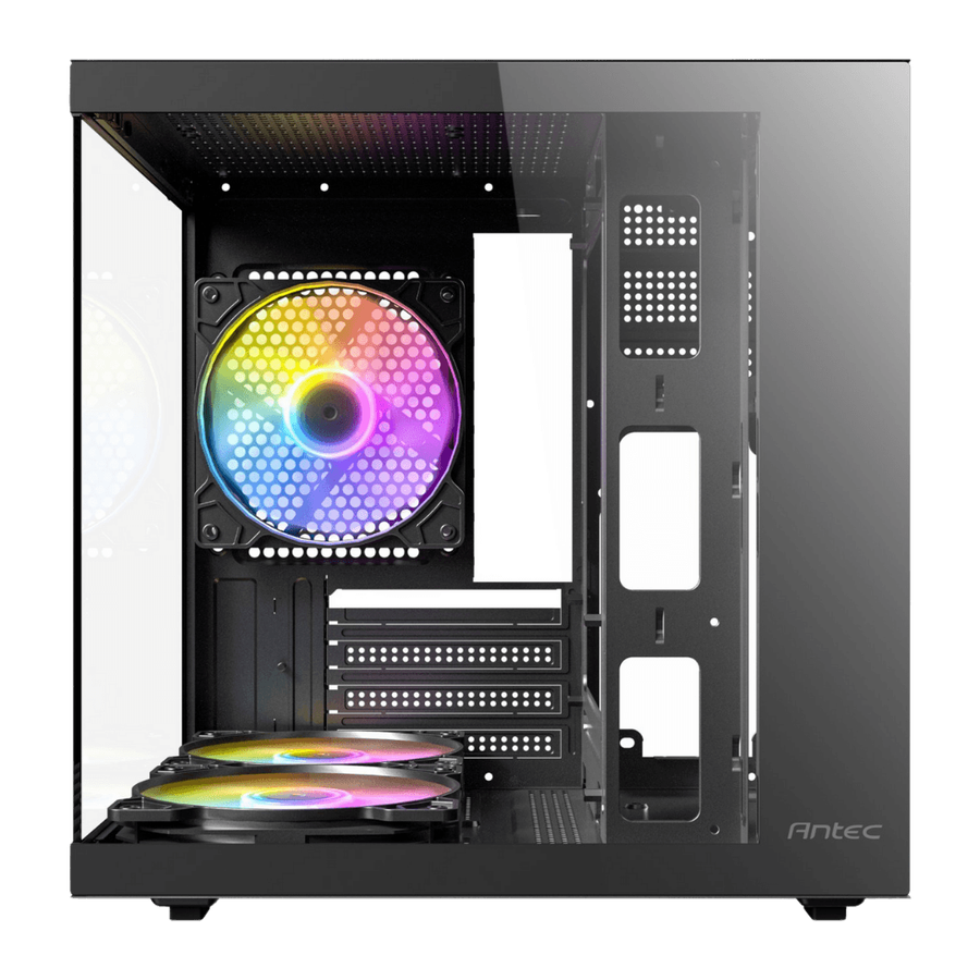 Antec VCX10M RGB Micro-ATX | ITX FRGB Mini -Tower Gaming Chassis  Black