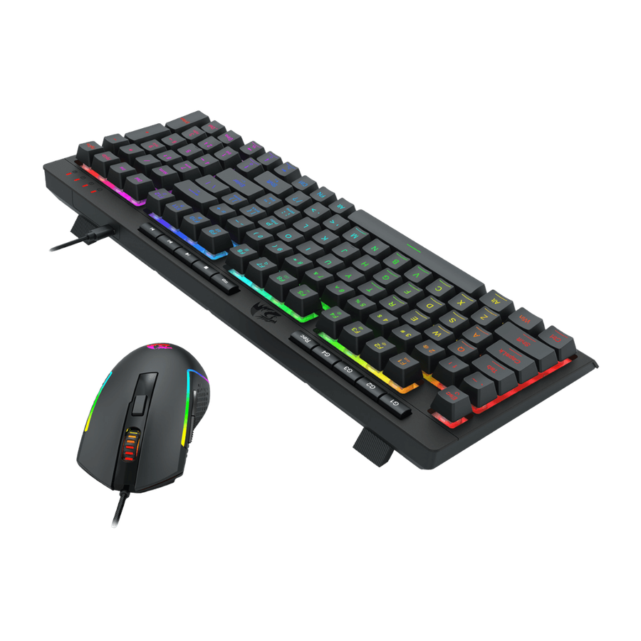 Redragon 4-in-1 Keyboard, Mouse, Mousepad, Headset Gaming Combo