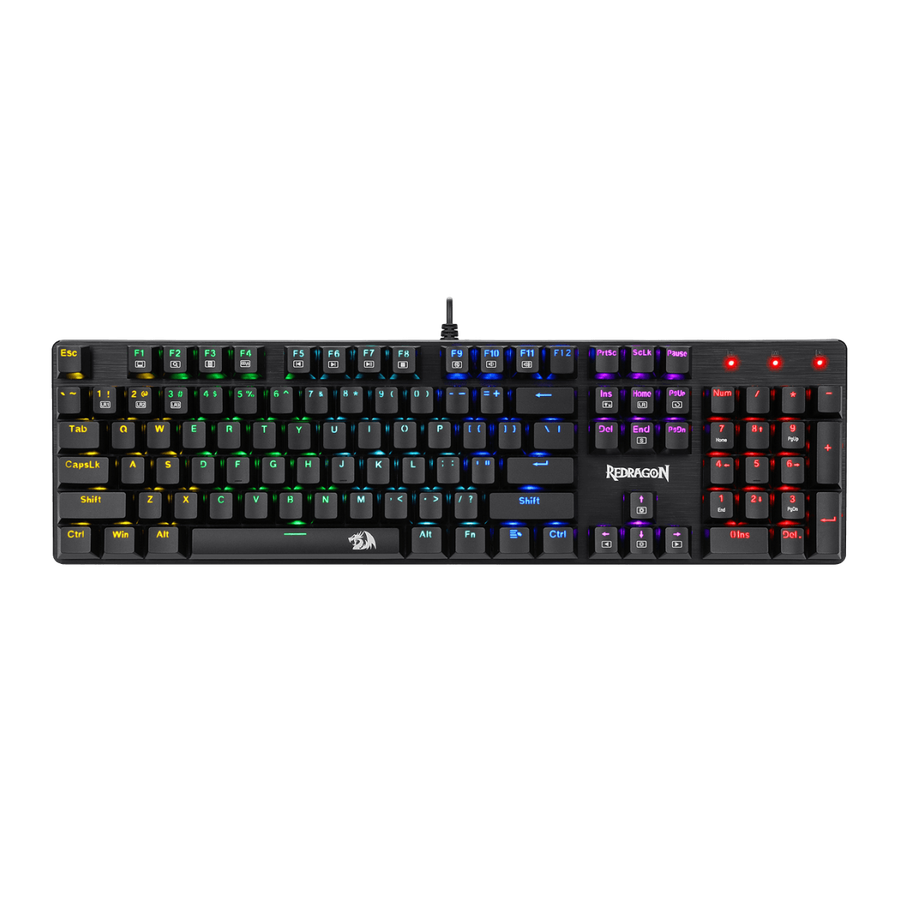 Redragon SINDRI 104-key Full Size RGB Mechanical Keyboard