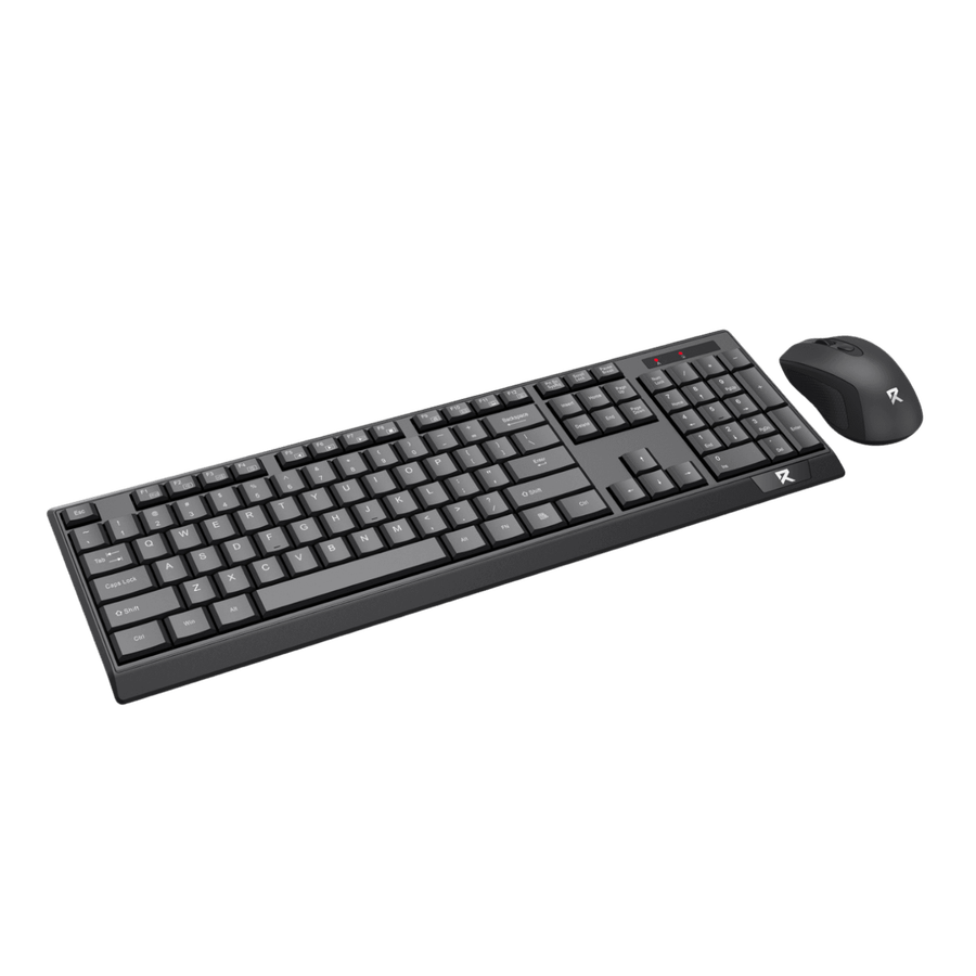 Redragon Wireless Office Keyboard and Mouse Combo  Black