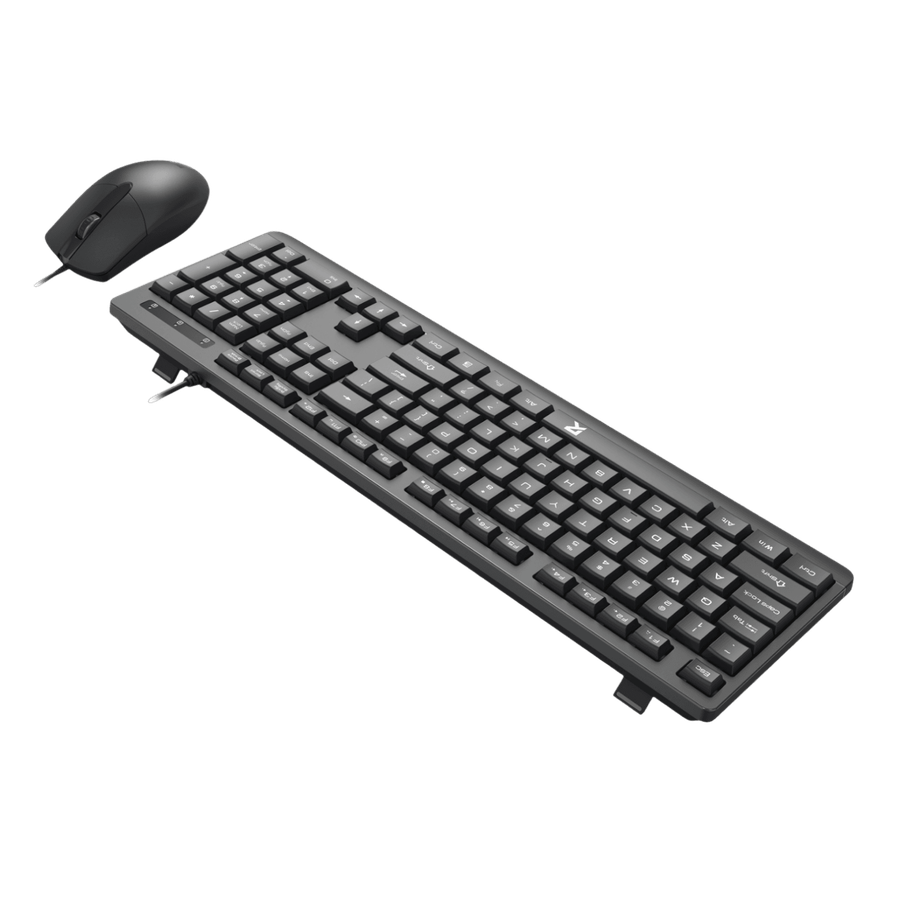 Redragon Wired Office Keyboard and Mouse Combo  Black