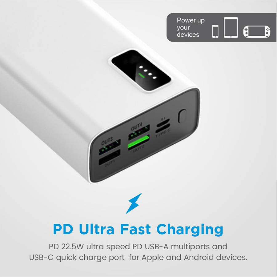 Astrum PD Rapid Charge Multi Port Power Bank 30000mAh PD22.5W - PB330