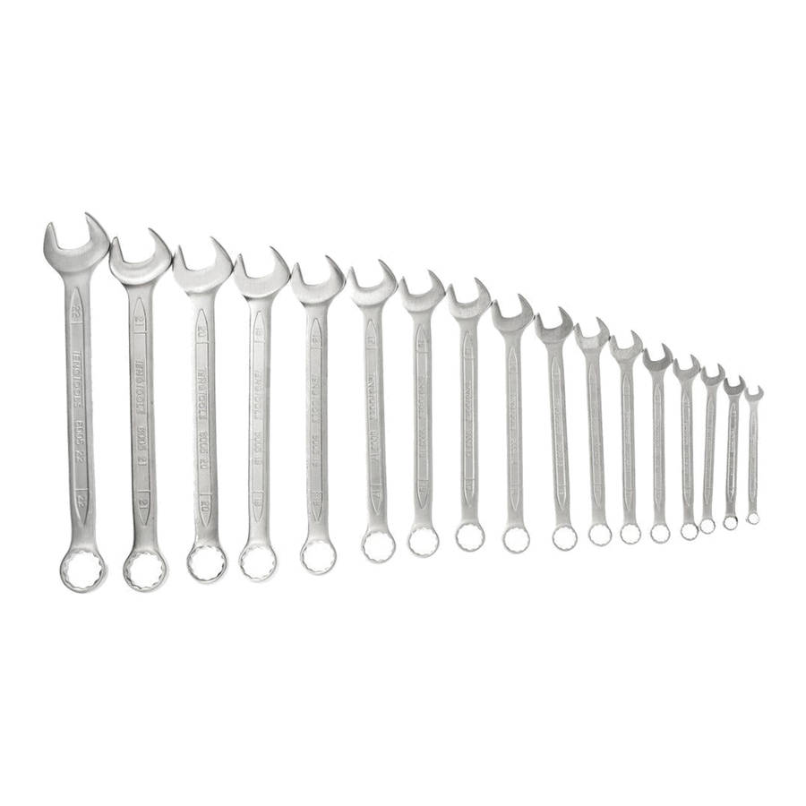 17 Piece Metric Combination Spanner Set 6517