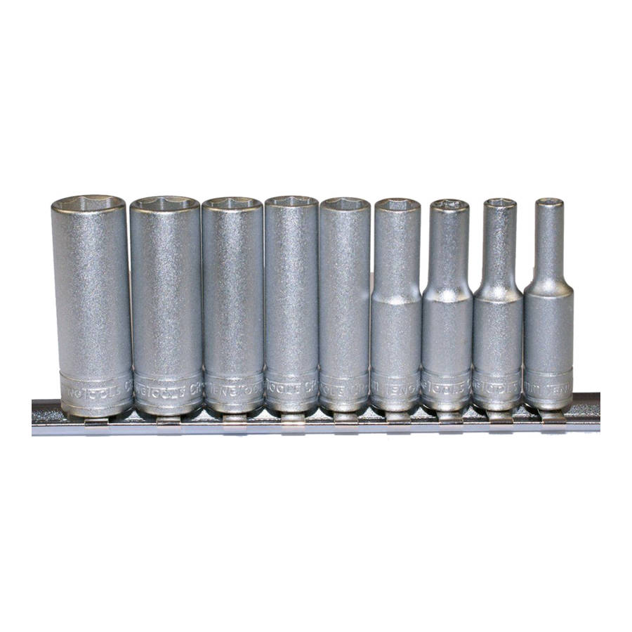1/4" Drive Deep Socket Set, 9 Piece M1407