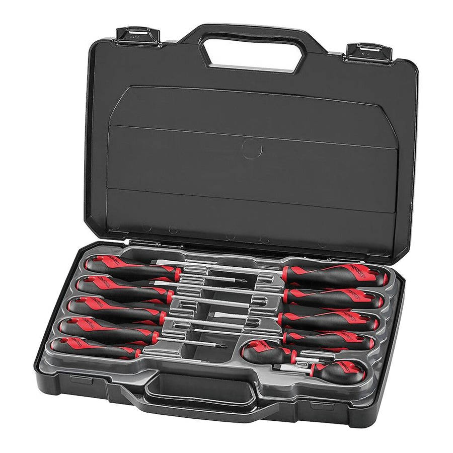 11 Piece Screwdriver Set in Carry Case MD911N
