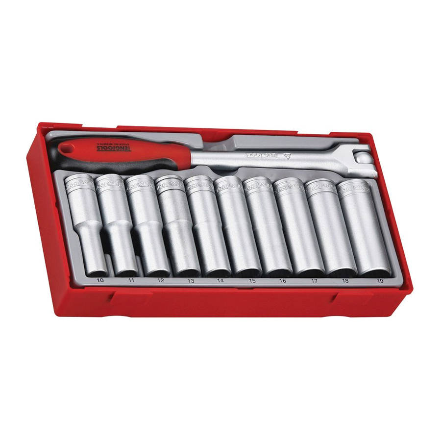 11 Piece 1/2inch Drive Deep Socket Set TT1211