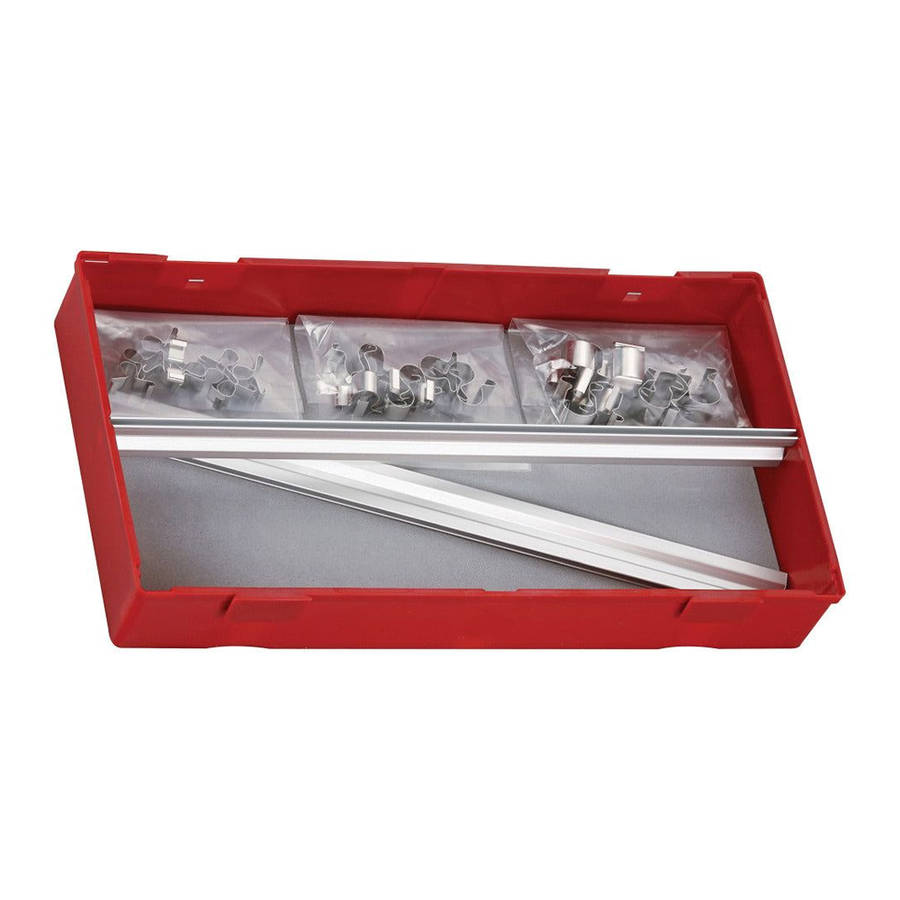 32 Piece Clip Rail Set Tray