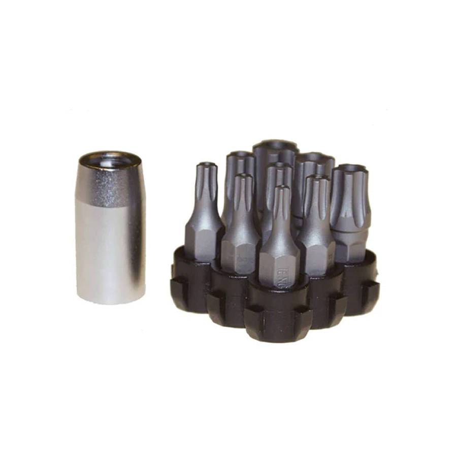 10 Piece 1/4'' Drive Tpx Bits Set 5 Wing - M1410T5