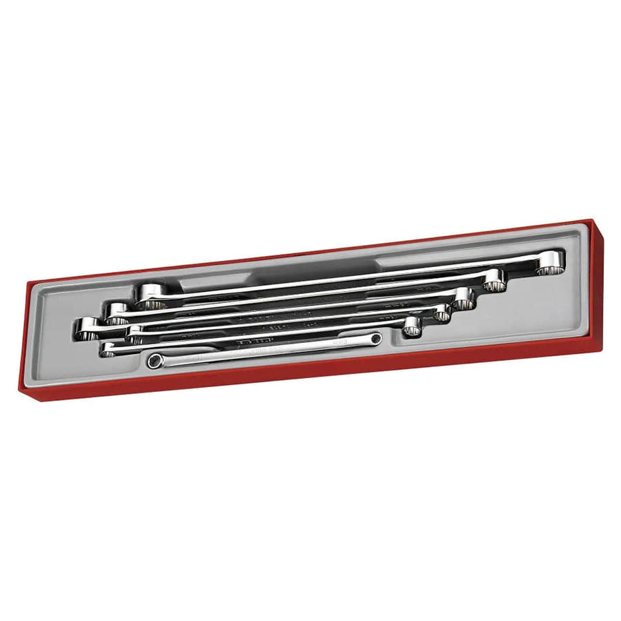 Extra Long Double Ring Spanner Set. 6 Piece - TTXFLS06