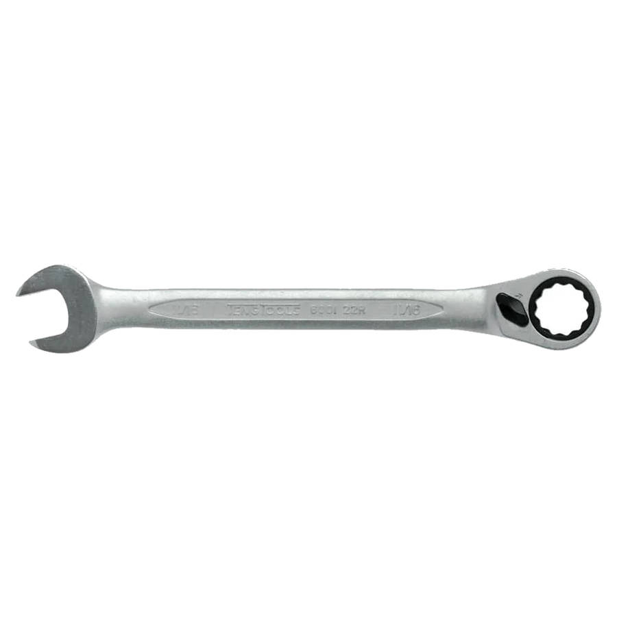 Teng Tools 11/16 Inch 72 Teeth SAE Ratcheting Combination Wrench - 600122R