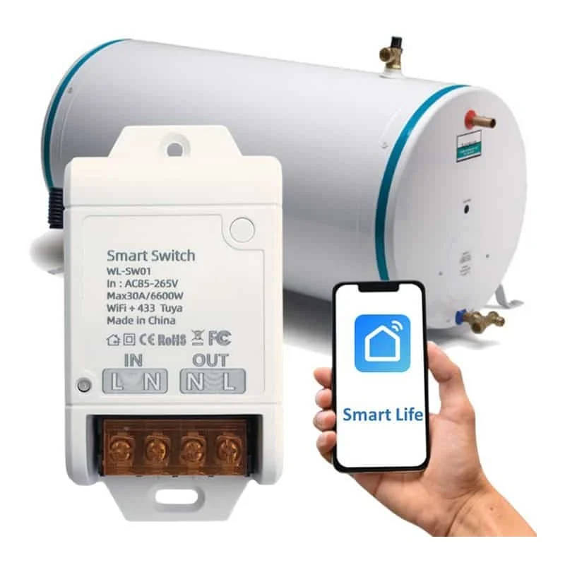 Tuya Wi-Fi Smart Geyser Switch 30A | Smart Life
