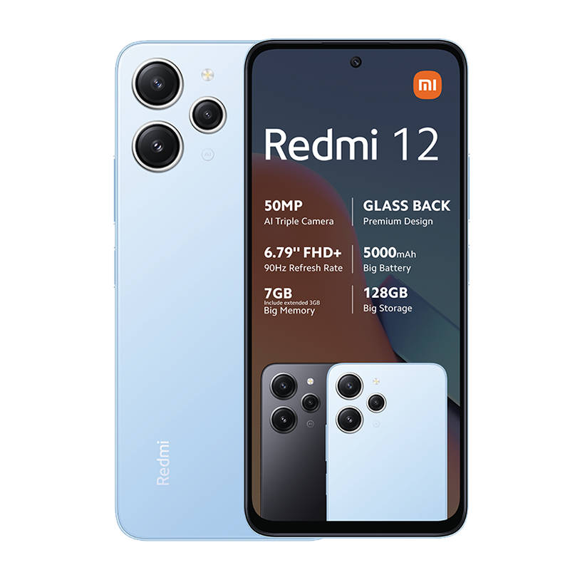 Xiaomi Redmi 12 4G Dual Sim 128GB - Blue