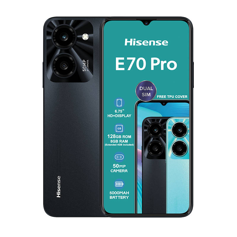 Hisense E70 Pro 4G Dual Sim 128GB - Black