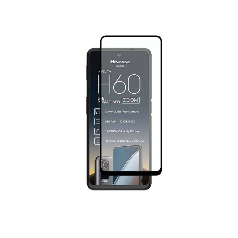 Body Glove Hisense H60 Zoom Tempered Glass Screen Protector - Black