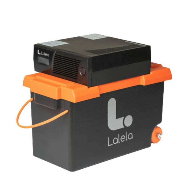 Lalela 720W / 615Wh Modified Sinewave 50Ah Lithium Trolley Inverter - Black