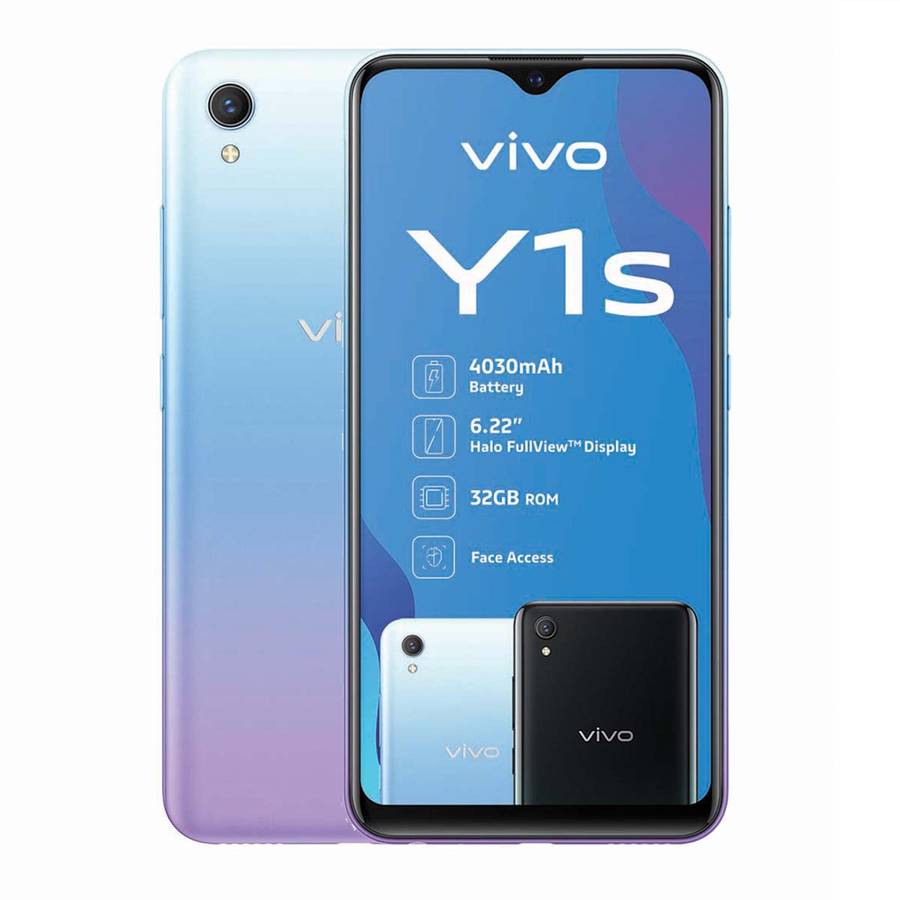 vivo Y1s 32GB Dual Sim - Aurora Blue