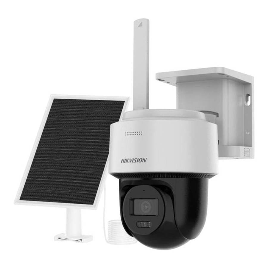 Hikvision 4MP 24/7 Solar 4G PT Camera, 2.8mm, IR/WL up to 30m, Supports Two-way Audio, Smart Trac...
