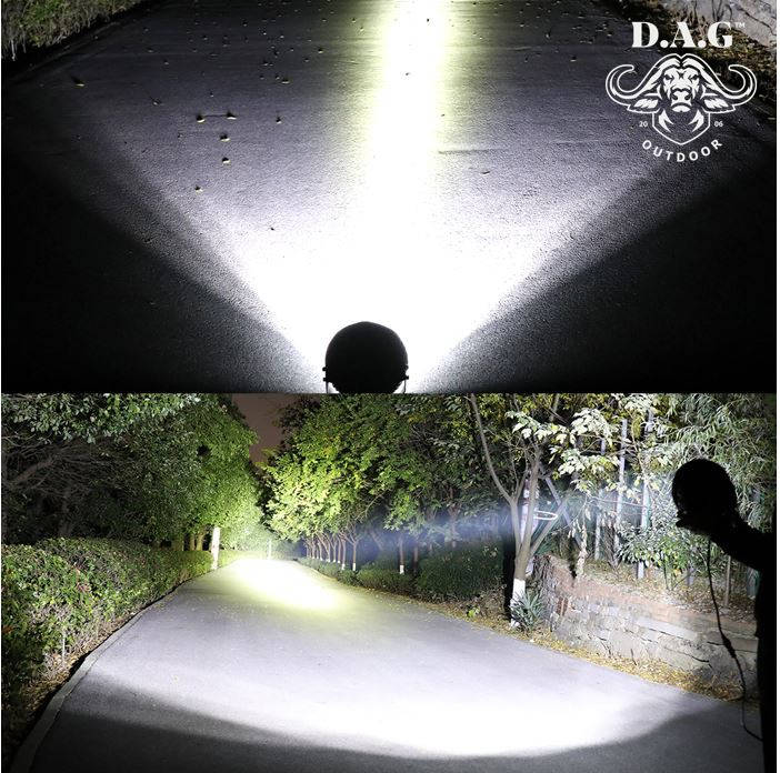 DAG LED Spot light 90watt 7 Inch set with covers and wiring harness