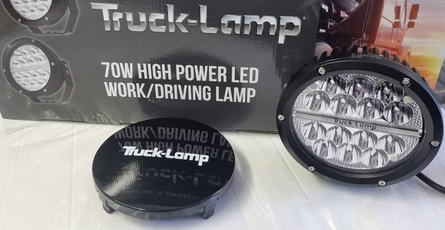 LED Spot light with Day time Running and Indicator Lights 6inch 70 watts Truck Lamp