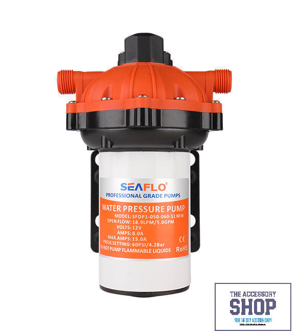 Seaflo High-Pressure Wash Pump 20 Lpm / 5.5 Gpm - 12V