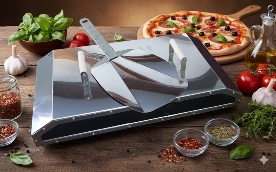 Pizza oven large double with spade