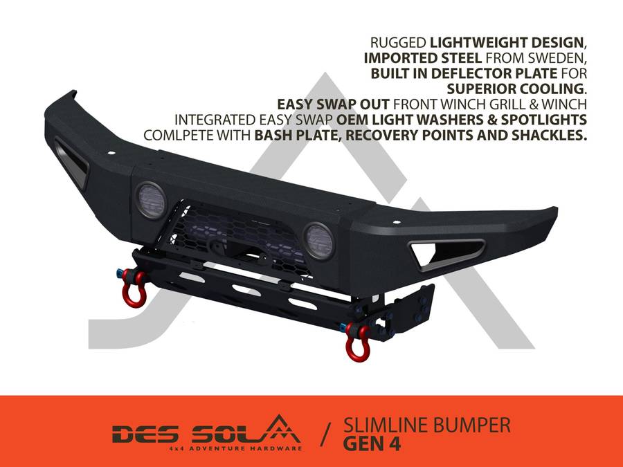 Des Sol Gen 4  Front and Rear Bumper