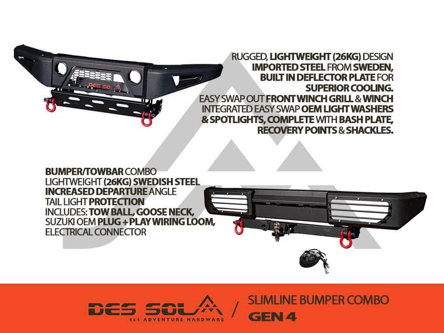 Des Sol Gen 4  Front and Rear Bumper