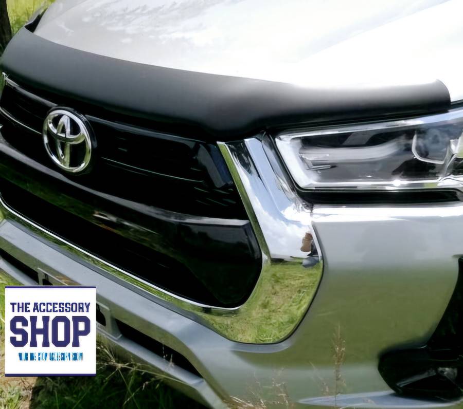 Toyota Hilux Bonnet Guard / Protector Gloss or Matt Black  2016 up to Current