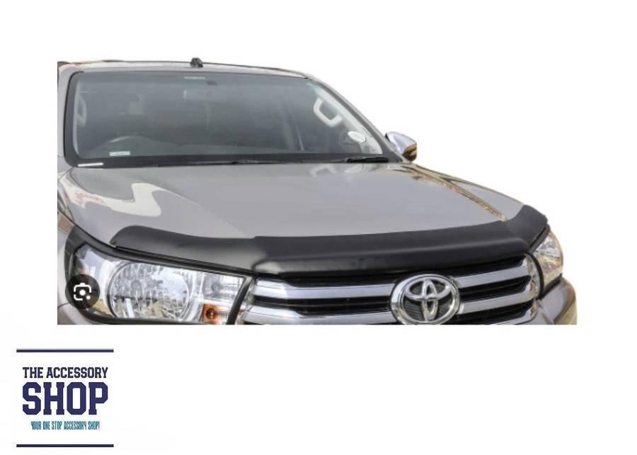 Toyota Hilux Bonnet Guard / Protector Gloss or Matt Black  2016 up to Current