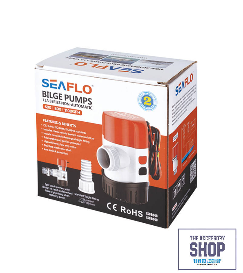 Seaflo bilge pump 12volt 3.5amp -800gph