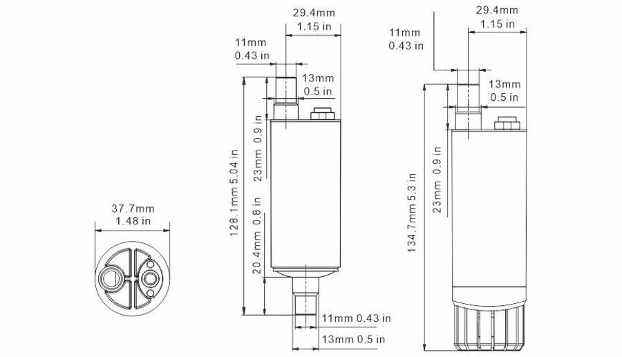 Seaflo Submersible inline pump 200gph