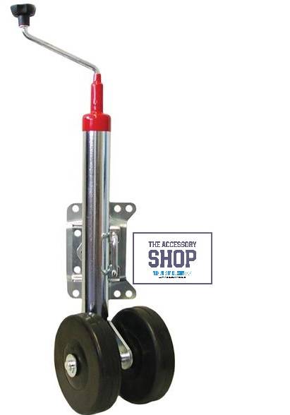 Jockey Wheel Double Wheel Heavy Duty  With Swivel Mount